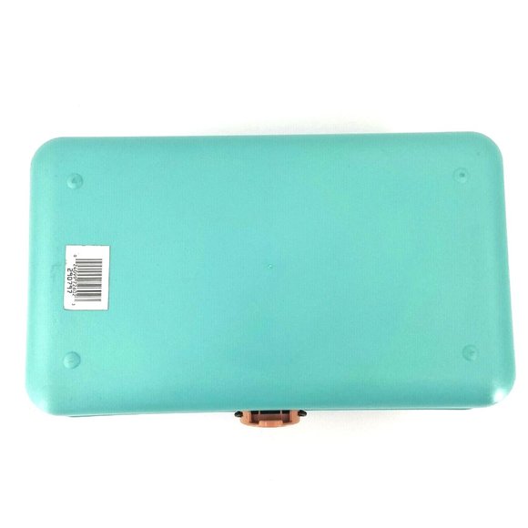 Vintage Caboodles Make Up Travel Case Organizer Purple Mint & Pink Trays 2602 - Picture 10 of 11